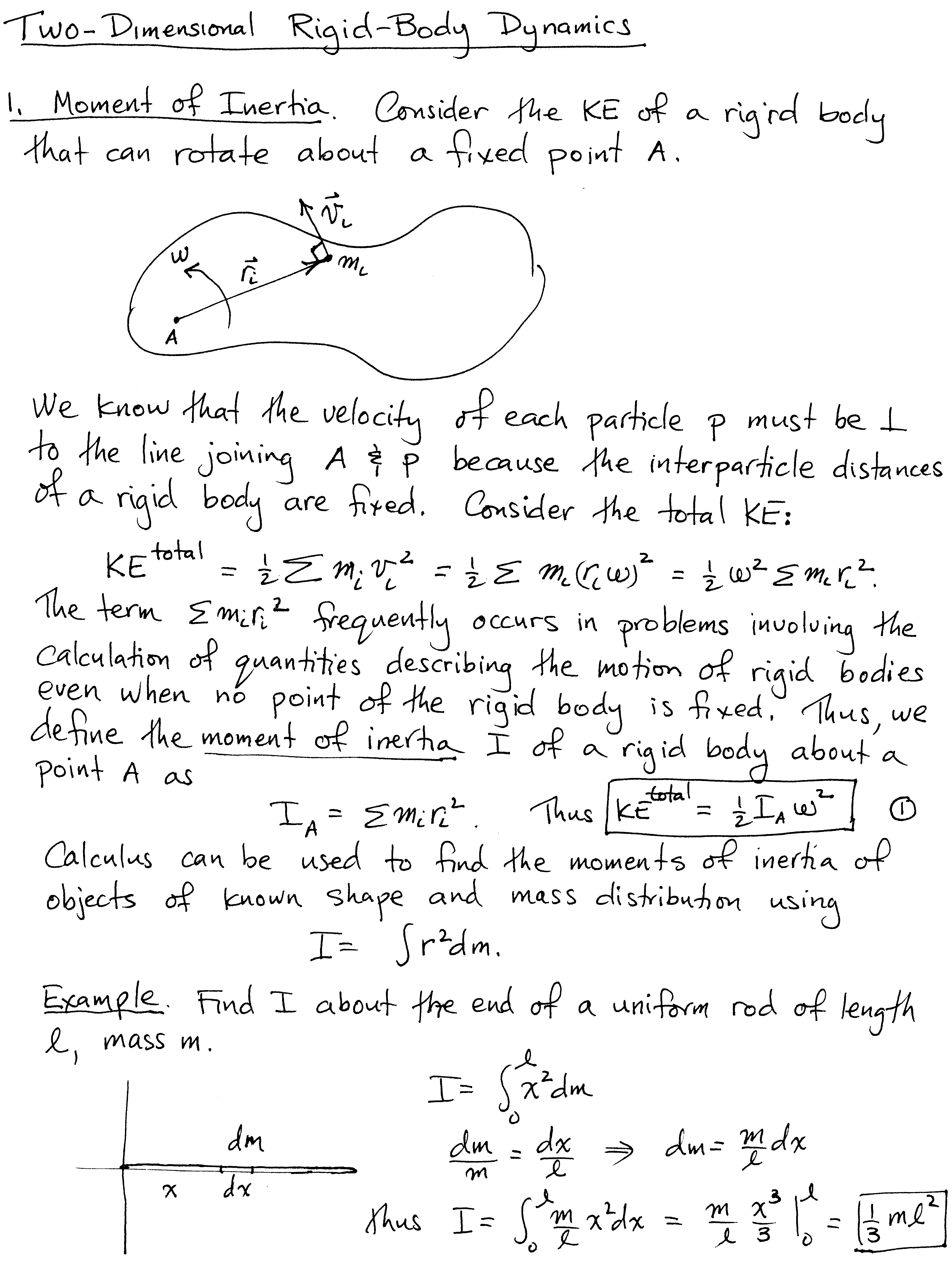 2-dim Rigid-body Dyn p. 1